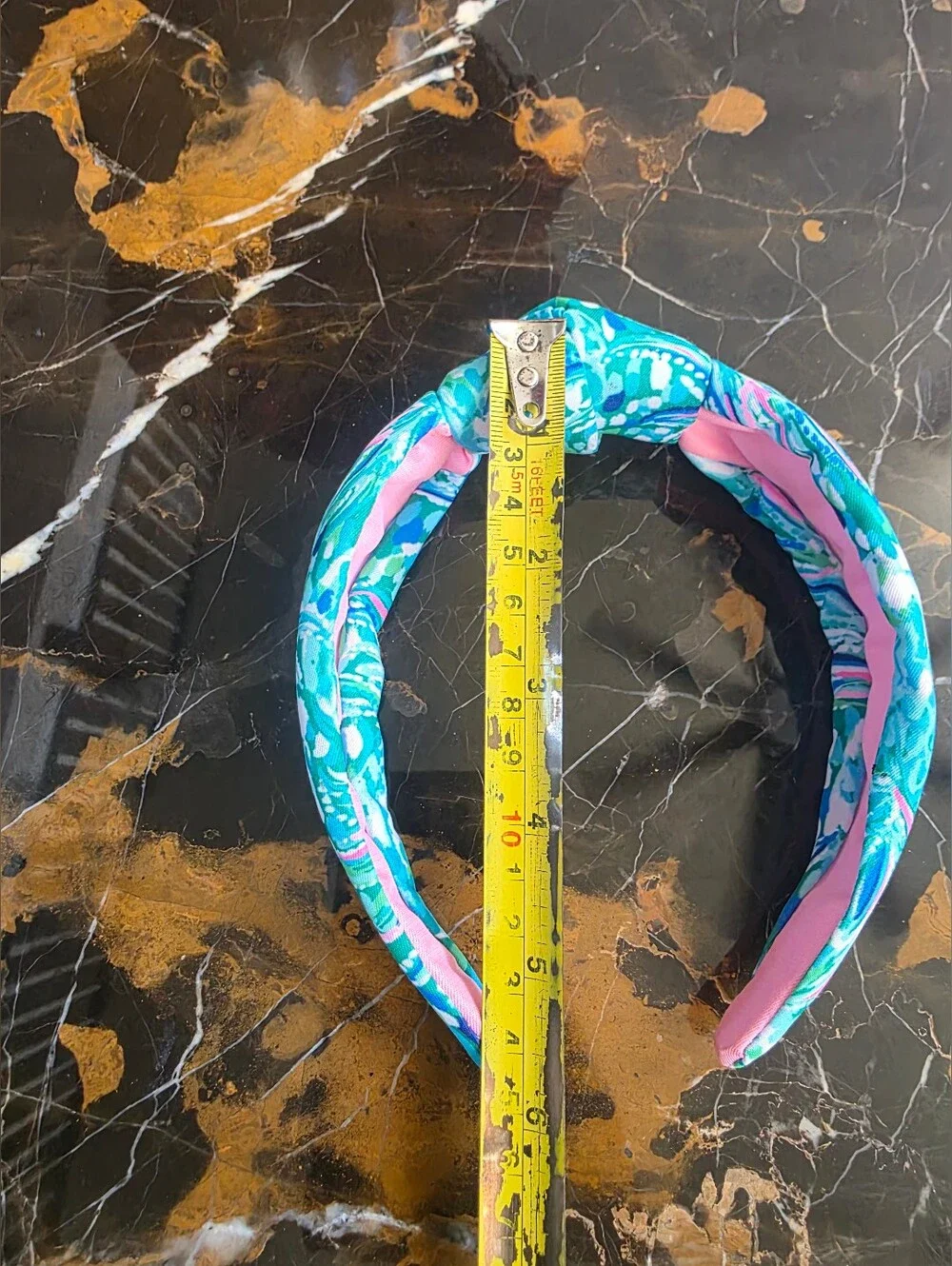 Lilly Pulitzer Knotted Headband Blue Pink Green Southern Preppy Summer Tropical